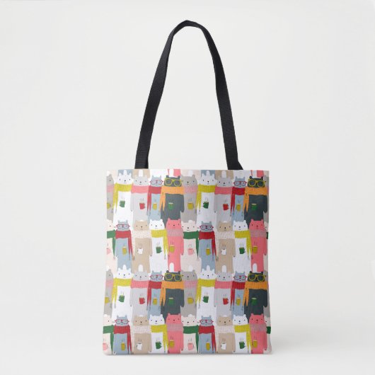 Adortable Bears Tote Bag Tasche (Vorderseite)