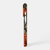 Adortable bestickte Optik Fox & Blume iPhone Hülle (Linke Seite)