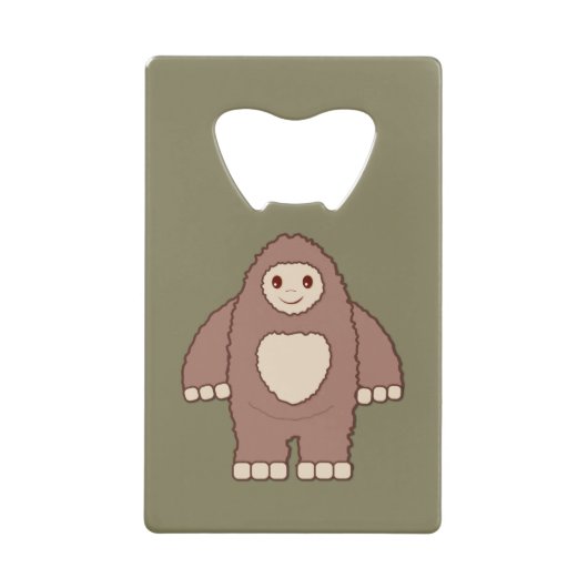 Adortable Bigfoot Geldbeutel Flaschenöffner (Vorderseite)