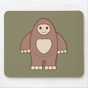 Adortable Bigfoot Mousepad