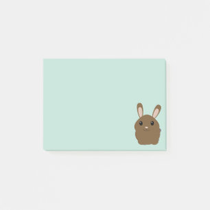 Adortable Brown Bunny Rabbit Post-it Klebezettel