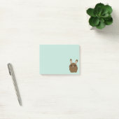 Adortable Brown Bunny Rabbit Post-it Klebezettel (Büro)