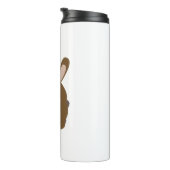 Adortable Brown Bunny Rabbit Thermosbecher (Nach rechts gedreht)