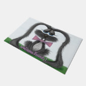 Adortable Bunny Rabbit Fußmatte (Schrägansicht)