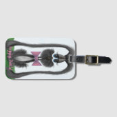 Adortable Bunny Rabbit Gepäckanhänger (Vorderseite (Horizontal))