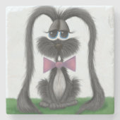 Adortable Bunny Rabbit Steinuntersetzer (Vorderseite)