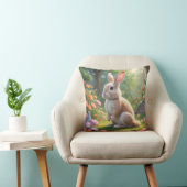 Adortable Bunny Rabbit Throw Kissen (Stuhl )