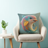 Adortable Cartoon Dolphin Kissen (Stuhl )