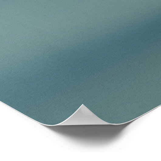 Adortable Cartoon Dolphin Poster (Ecke)