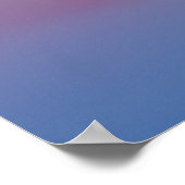 Adortable Cartoon Dolphin Poster (Ecke)