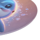 Adortable Cartoon Dolphin Schneidebrett (Ecke)