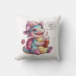 Adortable Cartoon Dragon: Gemütlich, Kawaii Vibes Kissen