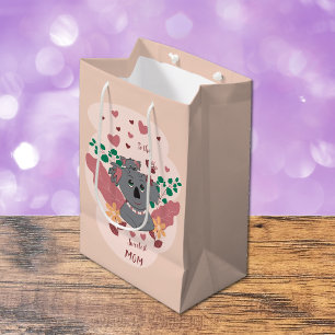 Adortable Cartoon Koala Geschenktasche Mittlere Geschenktüte
