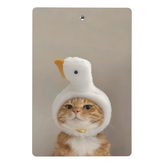 Adortable Cat Clipboard Mini Klemmbrett (Rückseite)