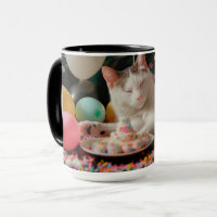 Adortable Cat Geburtstagsfeier Design