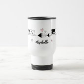 Adortable Cat Travel Mug - Niedlich und Minimalist Reisebecher (Mittel)