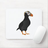 Adortable Creste Puffin Stehender Cartoon Mousepad (Mit Mouse)