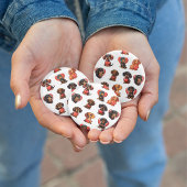 Adortable Dackel und Herzblut Button