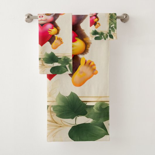 Adortable Dschungel Badhandtuch Set (Insitu)