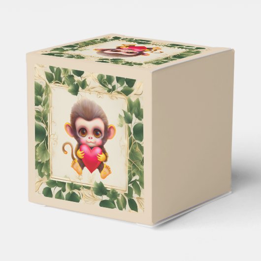 Adortable Dschungel Geschenkschachtel (Rückseite)