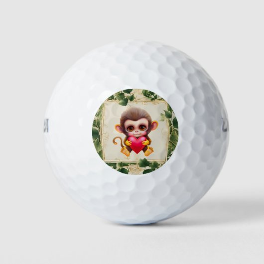 Adortable Dschungel Golfball (Vorderseite)