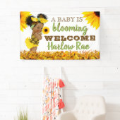 Adortable Ethnic Baby Girl | Sonnenblumendusche Banner (Insitu)