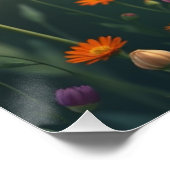 Adortable Fox Art Poster (Ecke)
