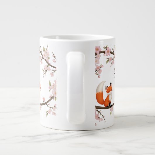 Adortable Fox Under Cheroms - Jumbo Special Jumbo-Tasse (Rückseite)