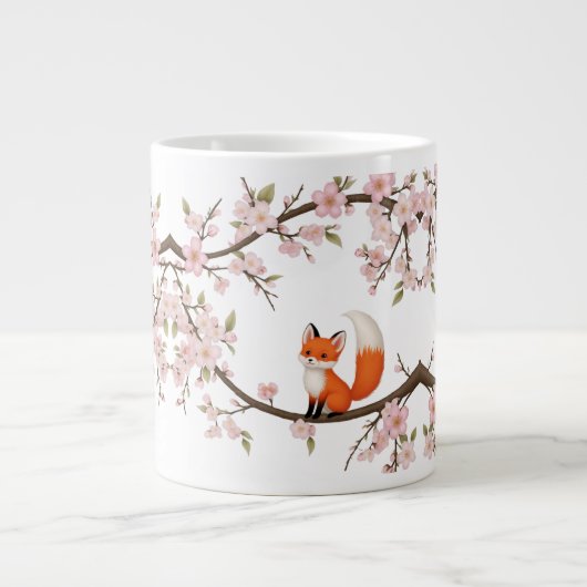 Adortable Fox Under Cheroms - Jumbo Special Jumbo-Tasse (Vorderseite)
