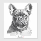 Adortable French Bulldog Aufkleber (Blatt)