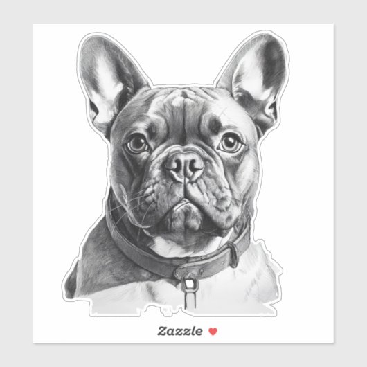 Adortable French Bulldog Aufkleber (Blatt)