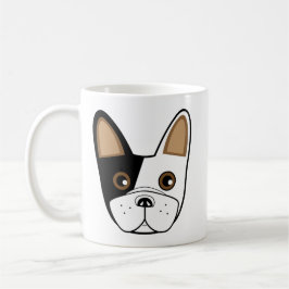 Adortable French Bulldog Face Kaffeetasse