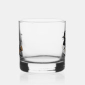 Adortable gehobene Merganser Duck Swimming Whiskyglas (Rechts)