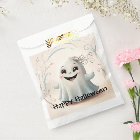 Adortable Ghosting Friend Halloween Design Geschenktütchen (Versiegelt)