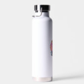 Adortable Giraffe umgeben von Blume _2 Trinkflasche (Rechts)