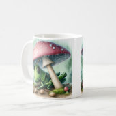 Adortable Grasshopper unter Pilzschirm Kaffeetasse (Vorderseite Links)