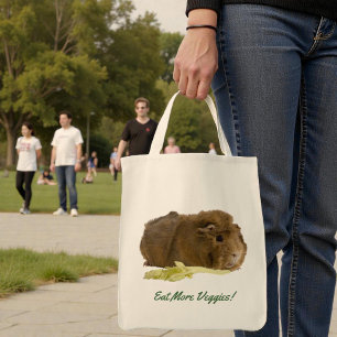 Adortable Guinea Schweinefleisch Sellerie Foto wie Tragetasche