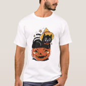 Adortable Halloween Cat T-Shirt (Vorderseite)