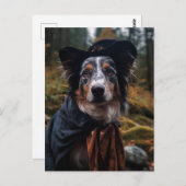 Adortable Halloween Dog Postkarte (Vorne/Hinten)