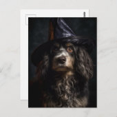 Adortable Halloween Dog Postkarte (Vorne/Hinten)