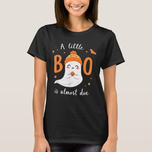 Adortable Halloween Geist ein wenig Boo ist fast d T-Shirt (Vorderseite)