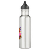 Adortable Halloween-Geistertrick oder -Treat Edelstahlflasche (Rechts)