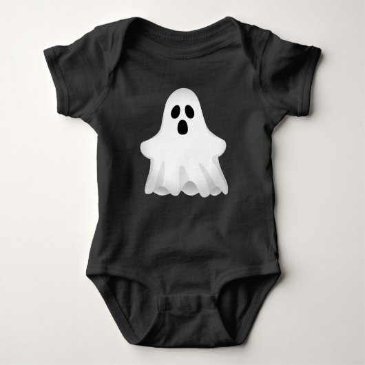 Adortable Halloween Ghost Baby Strampler (Vorderseite)