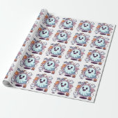 Adortable Halloween Ghost Squad & Spooky Friends Geschenkpapier (Ungerollt)