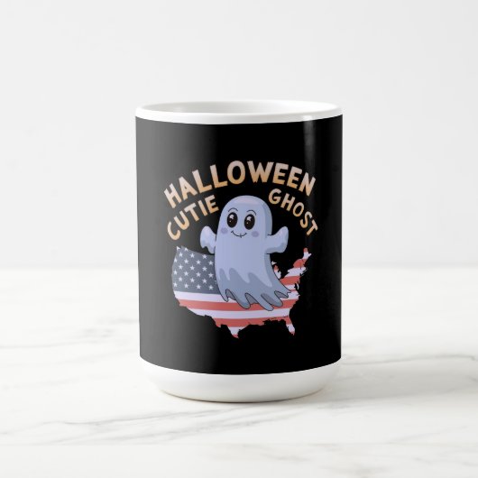Adortable Halloween Niedlich Ghost Spooky, lustig Kaffeetasse (Mittel)