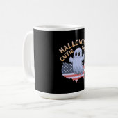 Adortable Halloween Niedlich Ghost Spooky, lustig Kaffeetasse (Vorderseite Links)