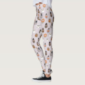 Adortable Halloween Owls Pattern Leggings (Links)