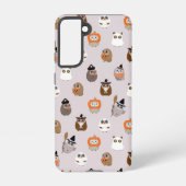 Adortable Halloween Owls Pattern Samsung Galaxy Hülle (Rückseite)
