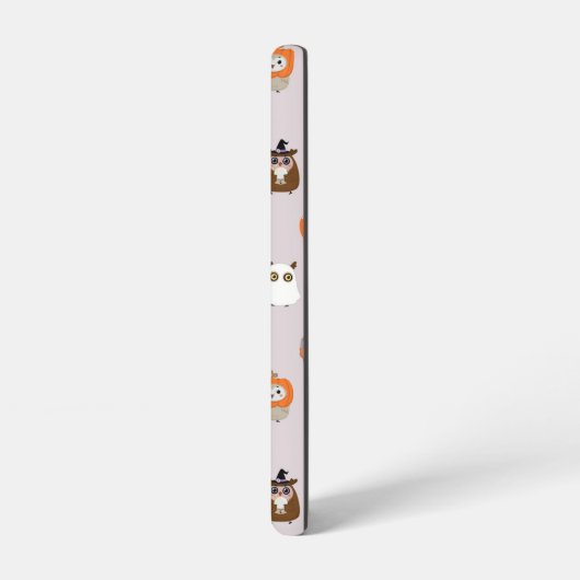 Adortable Halloween Owls Pattern Samsung Galaxy Hülle (Linke Seite)