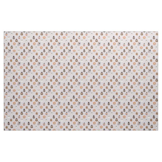 Adortable Halloween Owls Pattern Stoff (Fat Quarter (45,7 x 55,9 cm))